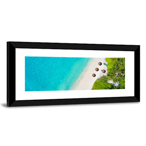 Tropical Maldives Beach Wall Art