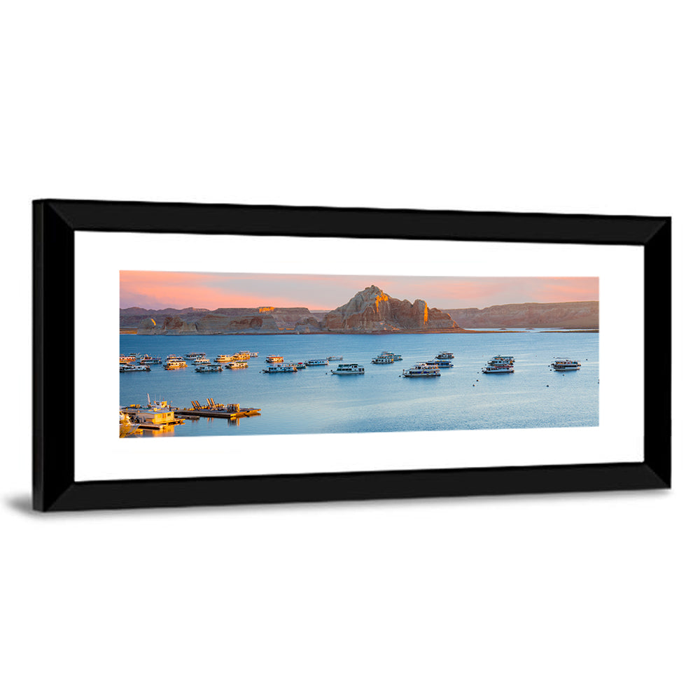 Houseboats on Lake Powell, Page Arizona Wall Art