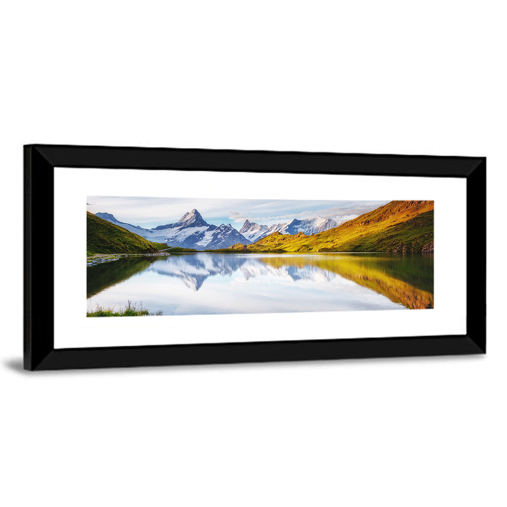 Schreckhorn and Wetterhorn at Bachalpsee Wall Art