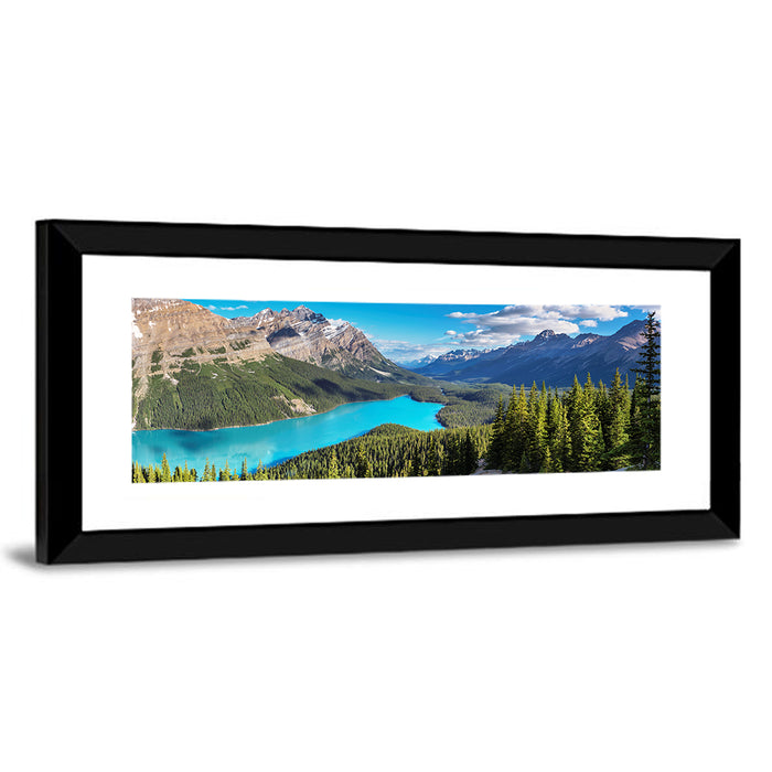 Peyto Lake, Banff National Park Wall Art as a framed print