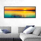 Golden Hour Over Russian Lake Wall Art
