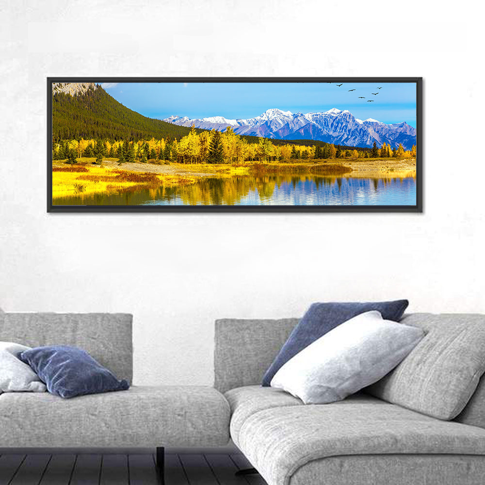 Abraham Lake Reflections Wall Art