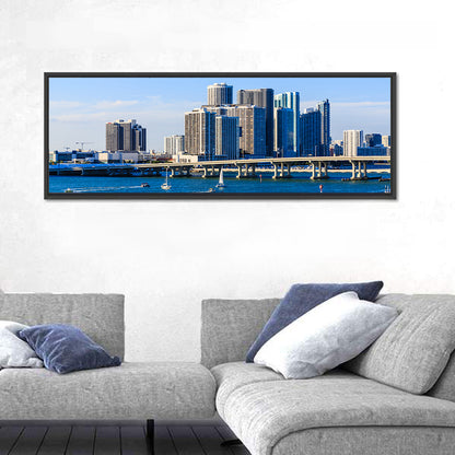 Miami Skyline Wall Art