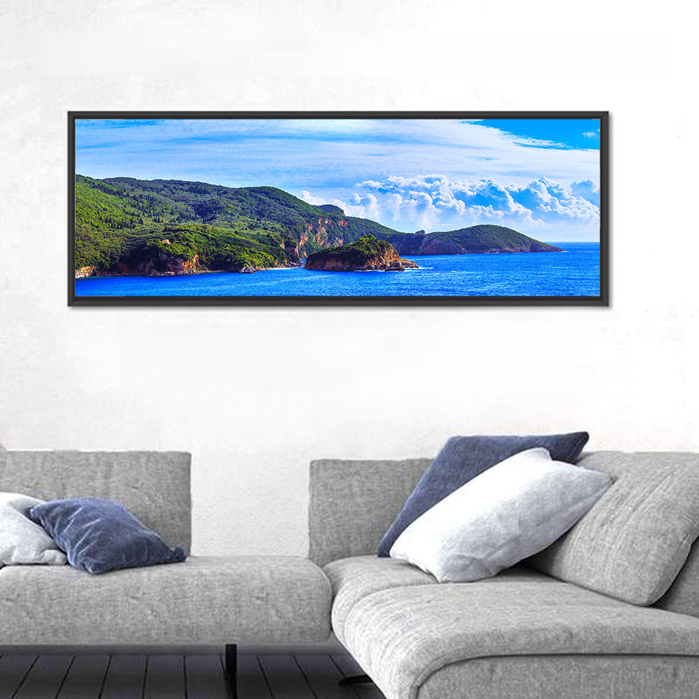 Paleokastrica Coastline, Corfu Wall Art