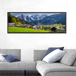 Village Gosau In Austrian Alps Wall Art