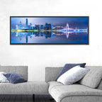 Guangzhou Skyline at Liede Bridge Wall Art