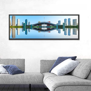 Shenzhen City At Sunrise Wall Art