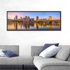 Allegheny River at Twilight Wall Art