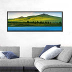 Hongsong Lake with Mountain Peak Wall Art