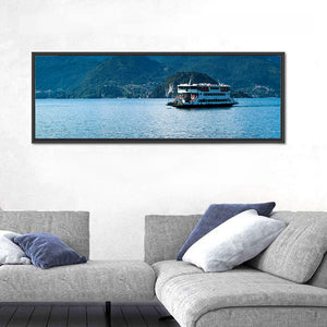 Ferry In Lake Como Wall Art