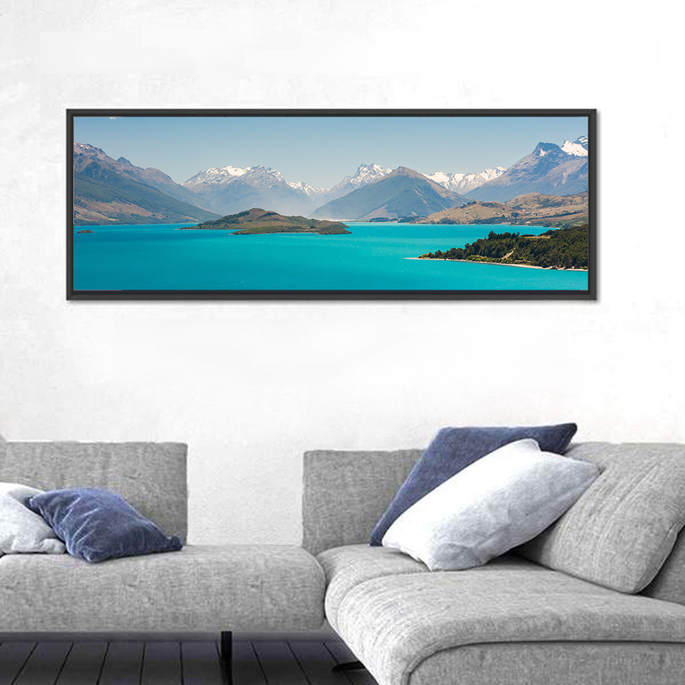 Wakatiup Lake Turquoise Waters New Zealand Wall Art