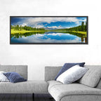 Mirror Lake in Altai Mountains Wall Art