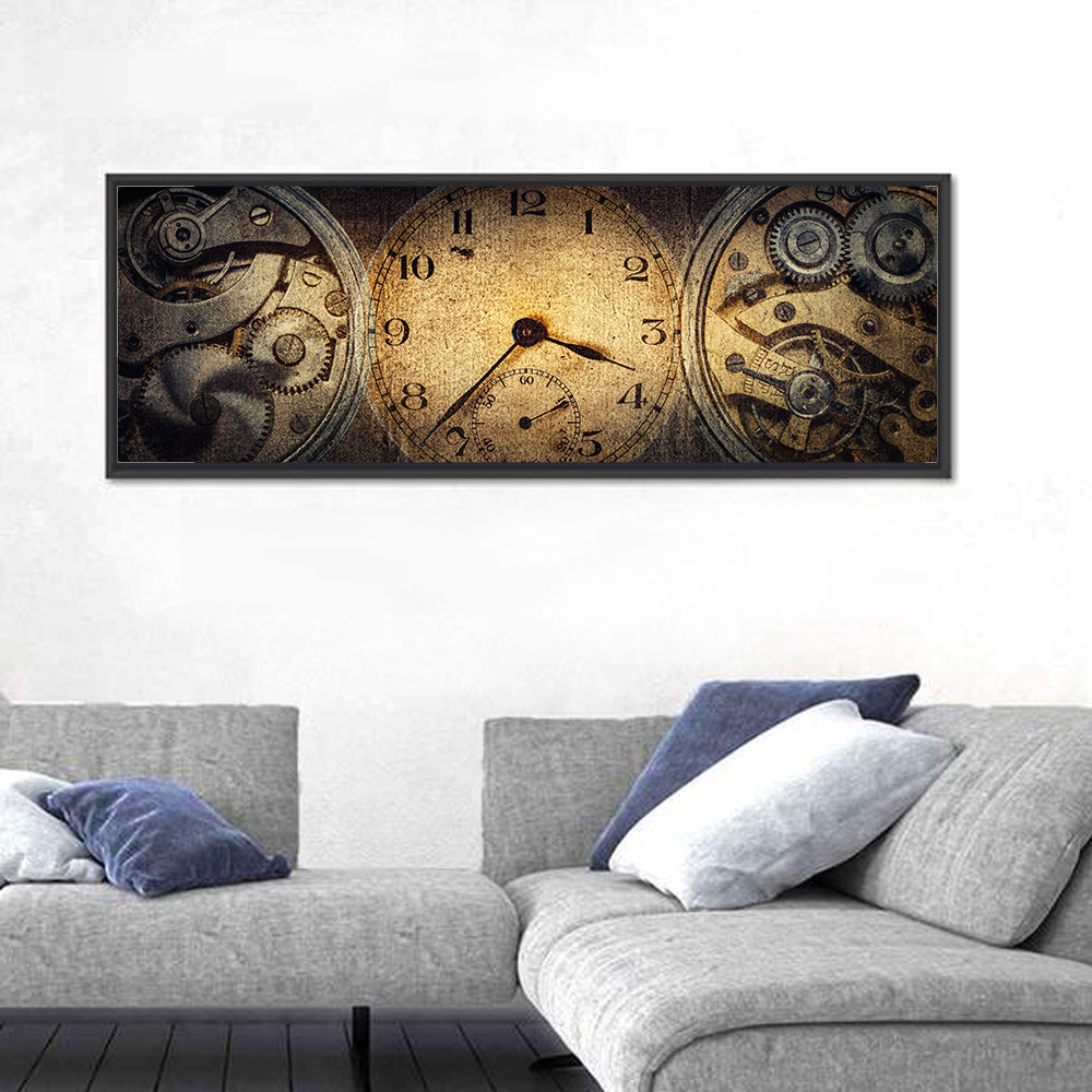 Antique Pocket Watch Mechanism Wall Art