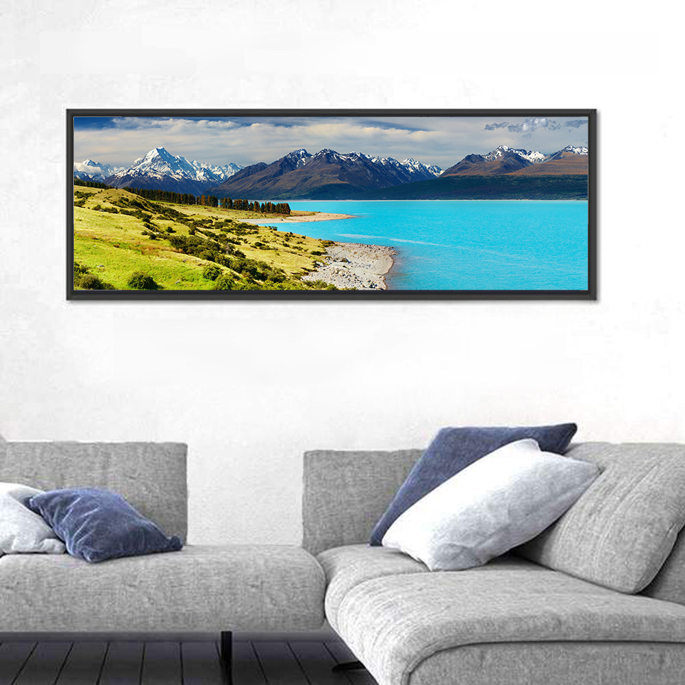 Mount Cook Over Lake Pukaki Wall Art