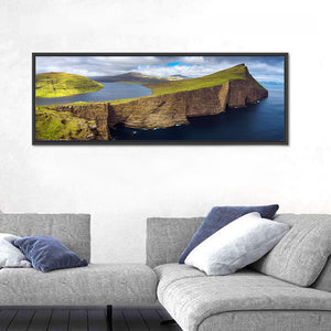 Lake Sorvagsvatn On Vagar Island Wall Art