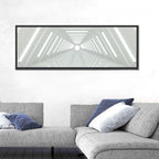 White Tunnel Wall Art