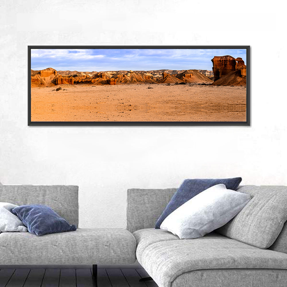 Red Canyon, Namibia Desert Wall Art in a room, panoramic