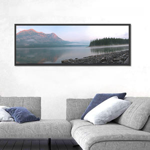 Mountain Lake Panorama Wall Art