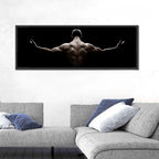Muscular Back with Nautical Star Tattoos Wall Art