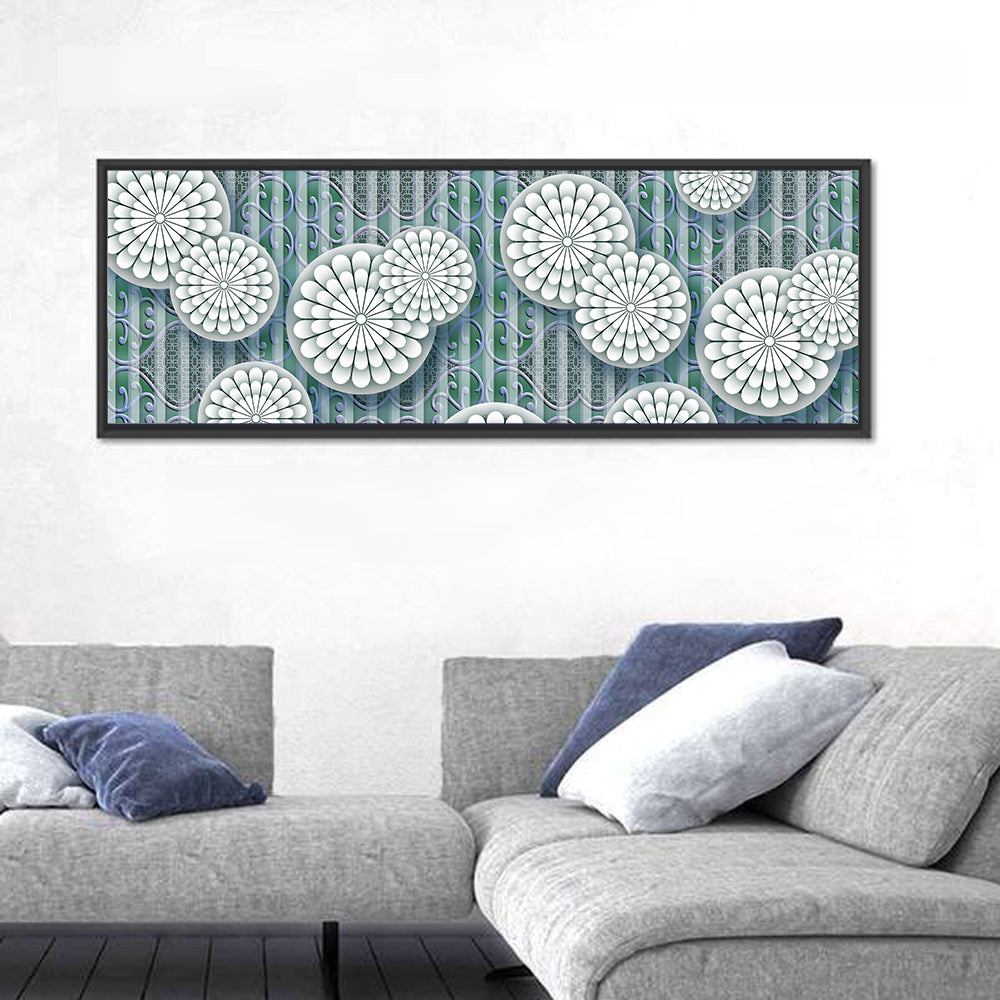 Wallpaper With Flowers Wall Art
