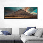 Fuerteventura Volcanic Mountain at Golden Hour Wall Art