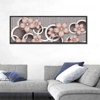 Decorative Flowers Wallpaper Wall Art