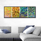 Tree Through Four Seasons Wall Art