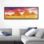Pyramids of Giza at Twilight Wall Art