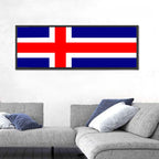 Icelandic Flag, Nordic Cross Wall Art