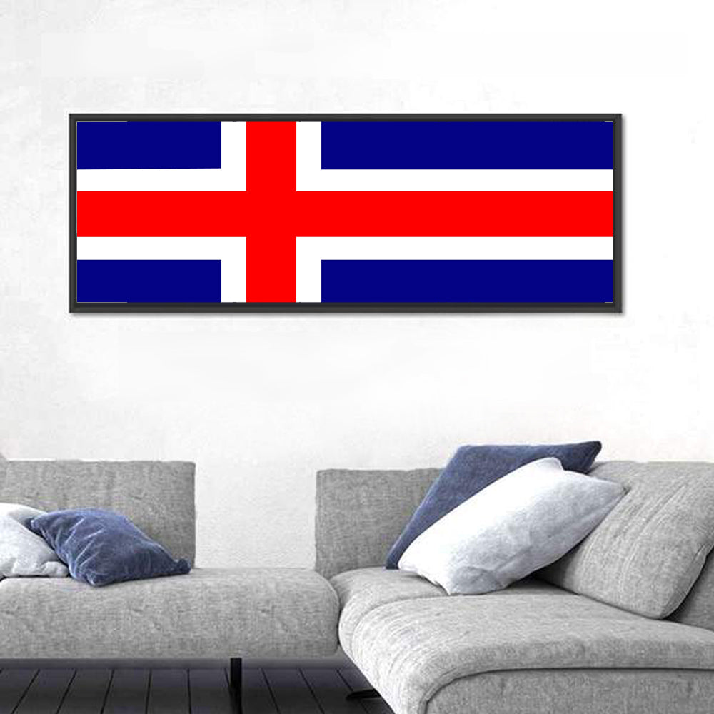 Icelandic Flag, Nordic Cross Wall Art