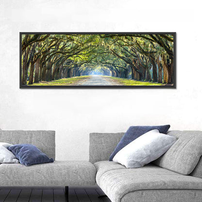 Savannah Oak Tree Pathway Wall Art