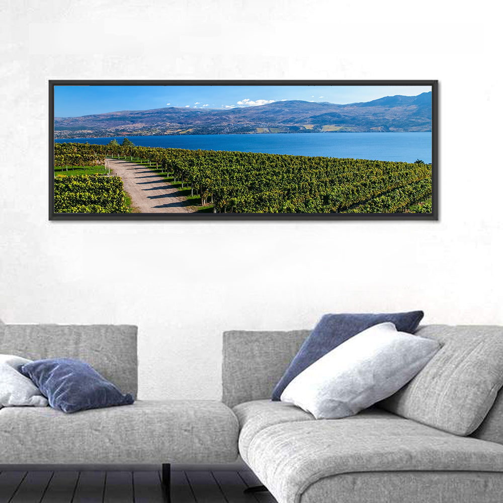 Lake Okanagan Vineyard Path Wall Art