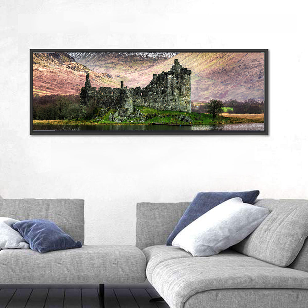 Kilchurn Castle in Winter, Loch Awe Wall Art