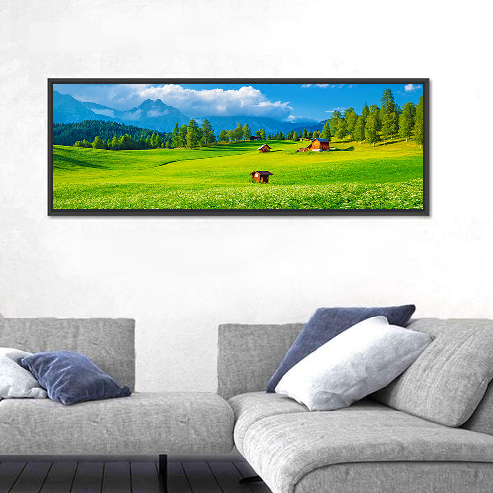 Alpine Valley Meadow, Austria Wall Art