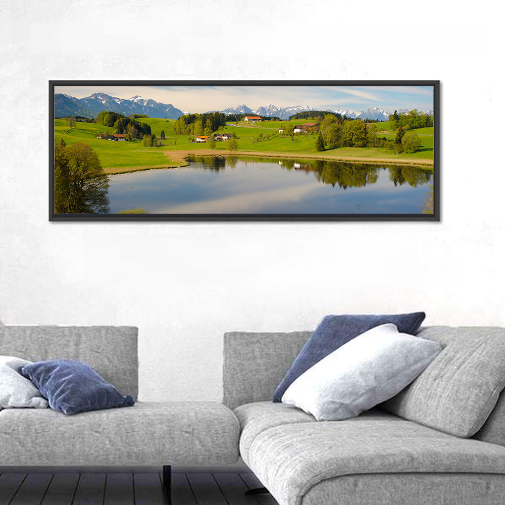 Bavarian Mountain Lake Wall Art