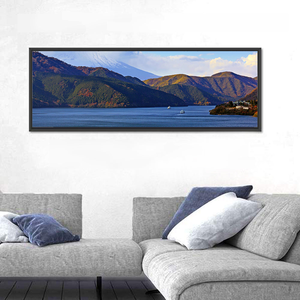 Lake Ashi with Mount Fuji Wall Art