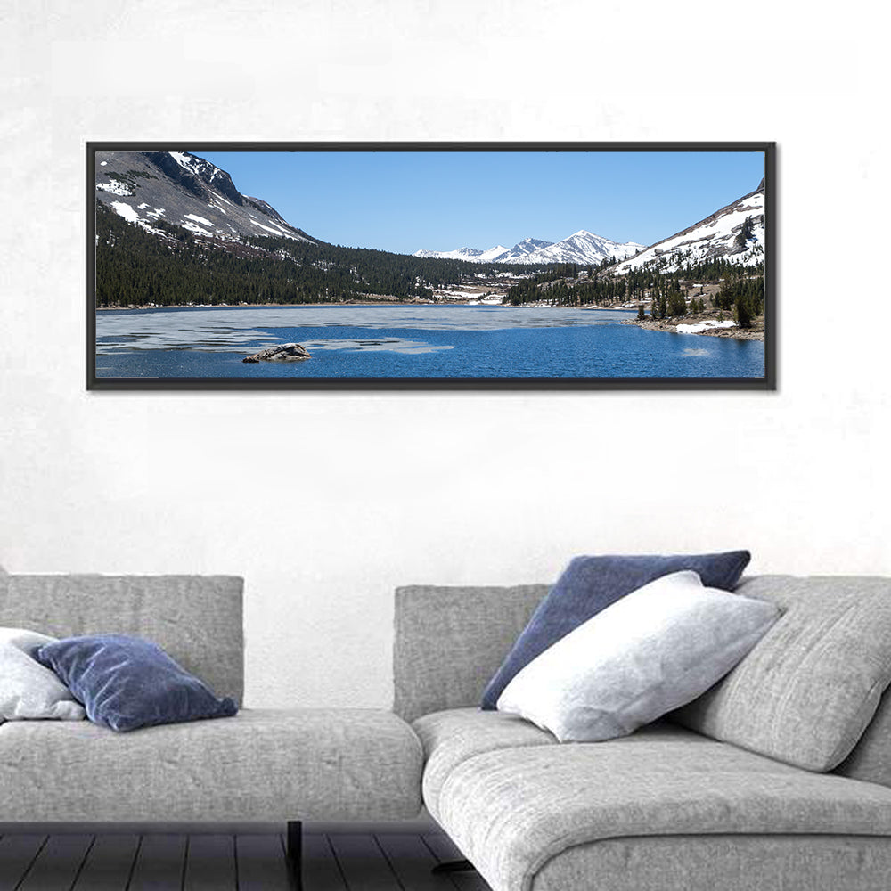 Yosemite Frozen Lake Scene Wall Art