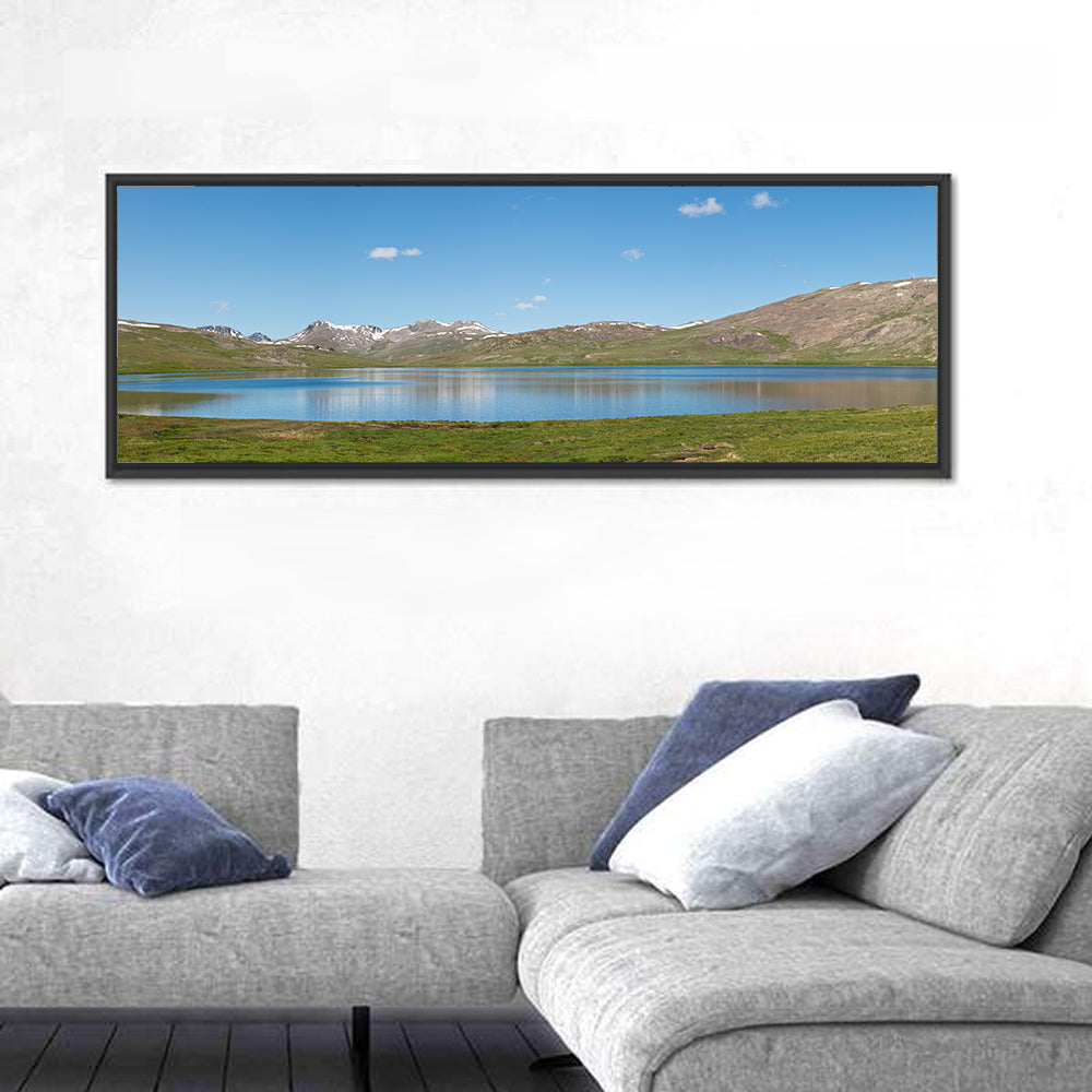 Sheosar Lake, Pakistan Wall Art in a room, panoramic