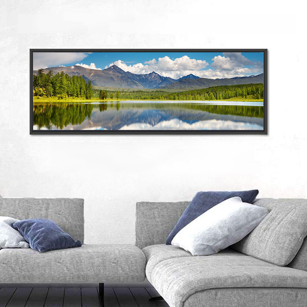 Altai Mountain Lake Reflection Wall Art