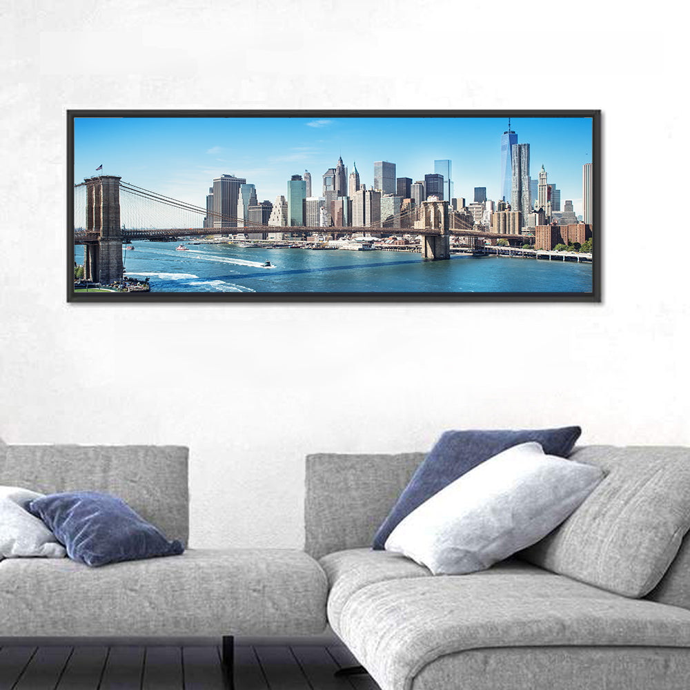 Brooklyn Bridge and Manhattan Skyline Wall Art