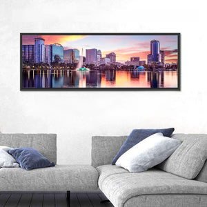 Orlando Downtown Skyline Wall Art