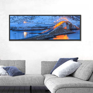 Bridge In Lofoten Islands Wall Art