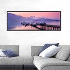 Sun Moon Lake at Dusk Wall Art