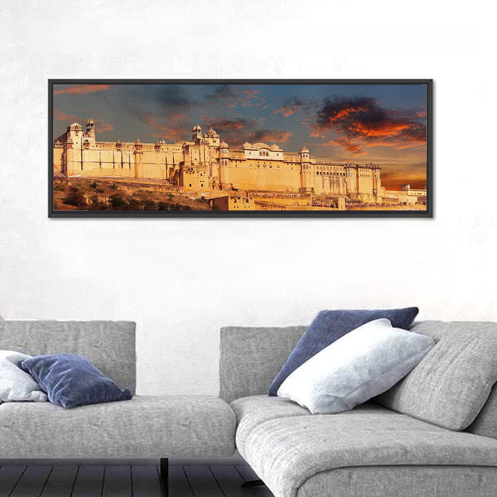Amer Fort at Golden Dusk Wall Art
