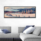 Snowy Alpine Sunset Wall Art