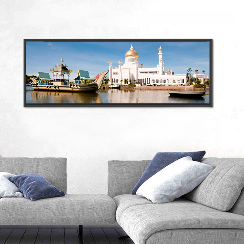 Sultan Omar Ali Saifuddien Mosque Reflection Wall Art
