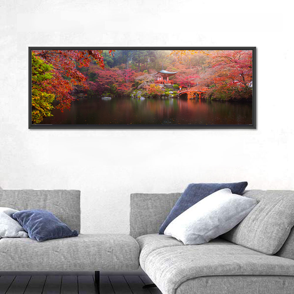 Daigo-ji Temple Autumn Reflection Wall Art