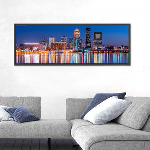 Skyline Downtown Louisville In Kentucky Wall Art