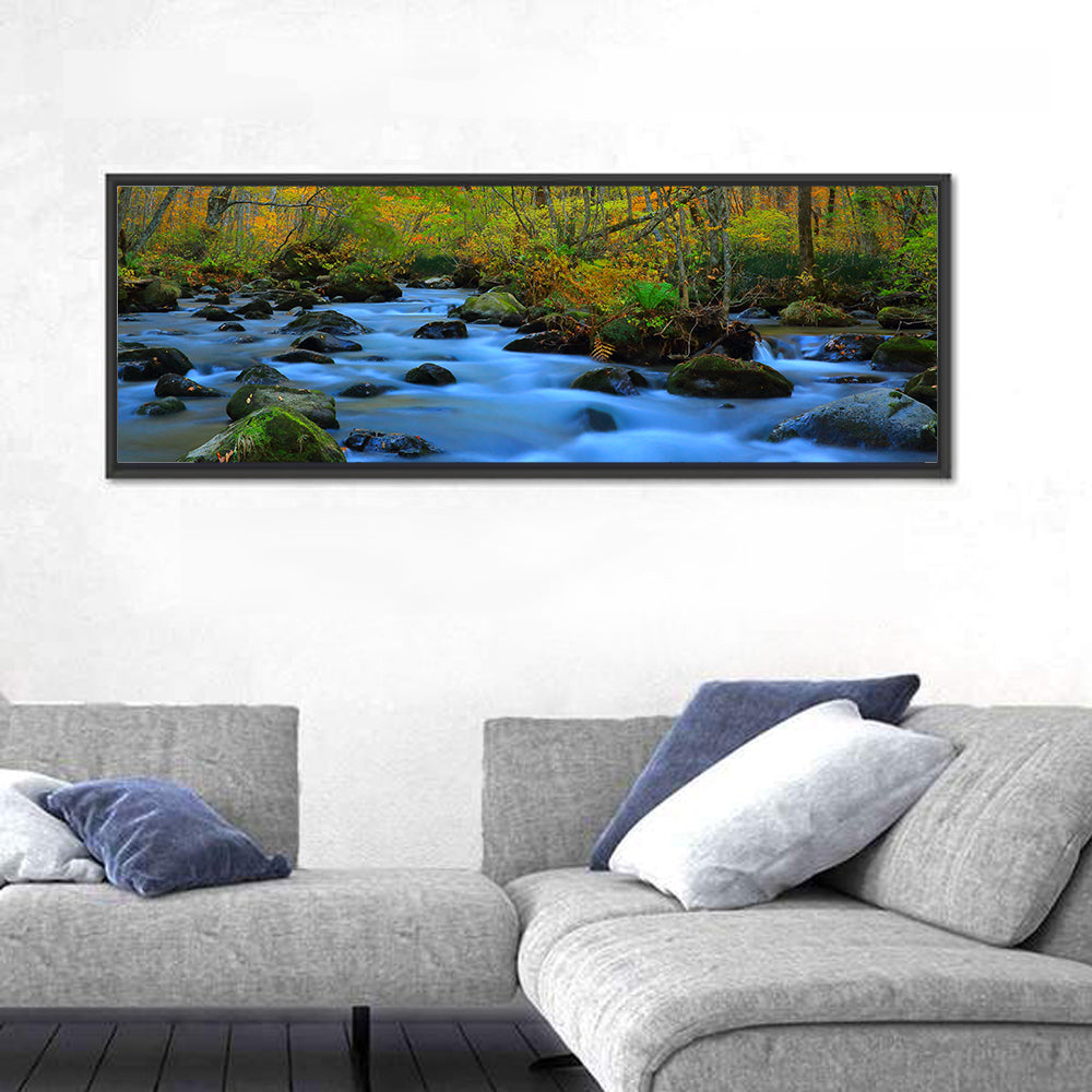 Stream Oirase Gorge In Autumn Wall Art