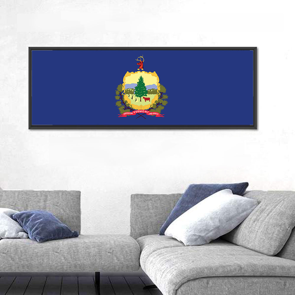 Vermont State Flag Wall Art